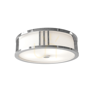 Plafon Sandro 35 cm króm fehér E27 3 égős Open Design Highlights small 1