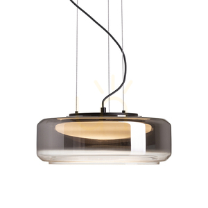 Rendl NAOMI 35 LED függőlámpa R14400, füstszínű és opálüveg, fekete small 1