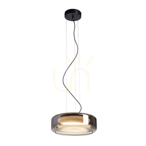Rendl NAOMI 35 LED függőlámpa R14400, füstszínű és opálüveg, fekete small 6