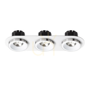 Rendl SHARM R III R14574 süllyesztett lámpatest, fehér-króm, 3 × 10 W LED 3000 K, 24°, 2700 lm small 1