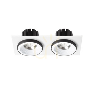 Süllyesztett spotok szettje Rendl SHARM SQ II LED 2x10W 3000K fehér/fekete R14584 small 1
