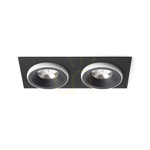 Jelölje be Rendl beépíthető lámpatest R14585 Sharm Led süllyesztett lámpa, fekete-fehér szett