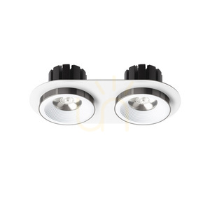 Rendl SHARM R II R14571 süllyesztett lámpa fehér/fekete króm LED 2x10 W small 1