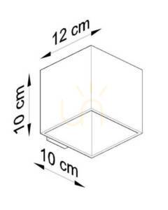 QUAD 1 fali lámpa antracit Sollux SL.0565 small 7