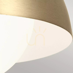 Fali lámpa, Semi-Plafond, Niva függőlámpa - 1 fényforrás - Champagne Bronze Elstead small 4