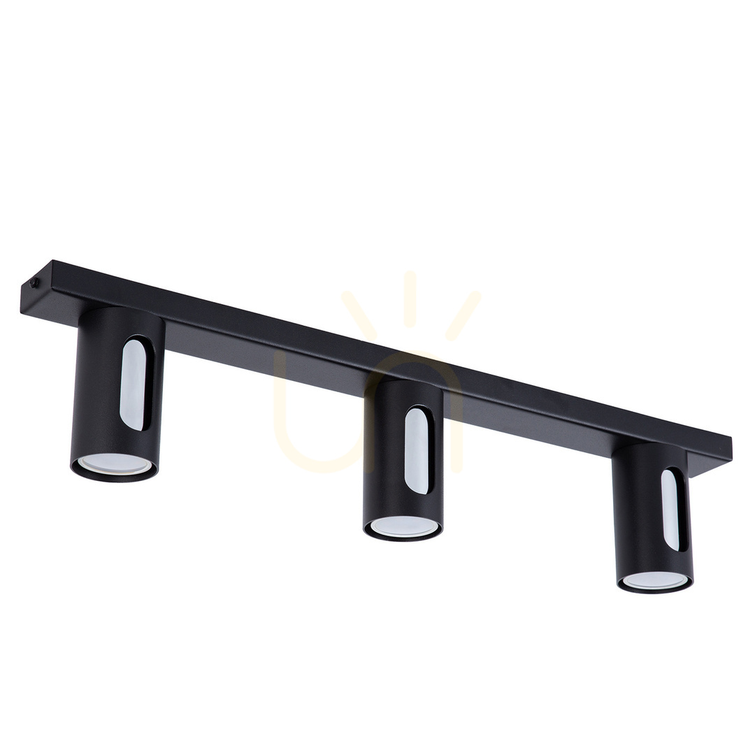 Jelölje be Plafon Sigma FLOW 3 fekete/ezüst GU10 60 cm 41210 Plafon Sigma FLOW 3 fekete/ezüst GU10 60 cm 41210