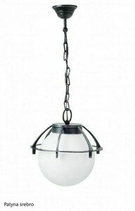 Kültéri függőlámpa SU-MA K 1018/1/KPO fekete-patina arany 25 cm small 2