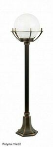 Kültéri állólámpa SU-MA fekete patina E27 102 cm K 5002/2/KPO small 5