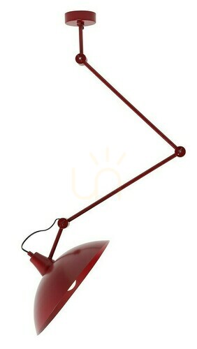 Jelölje be Plafon Aldex Melos piros fém 1x15W 37 cm 808PL_G15
