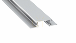 LED profil LUMINES típus ZATI ezüst eloxált perforáció nélkül 1 m small 0