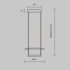 Maytoni AMBIENCE fekete LED 23W-os függőlámpa MOD280PL-L23B3K1 small 8