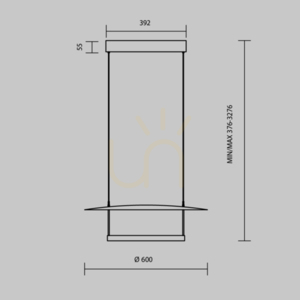 Függőlámpa Maytoni Ambience fekete 60 cm LED MOD280PL-L30B3K1 small 8