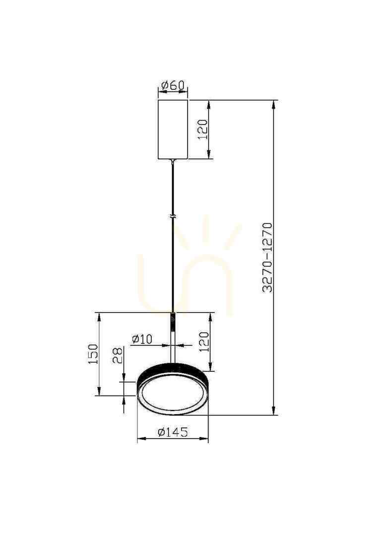 Kilátás Függőlámpa EL MOD041PL-L15G3K Maytoni EL MOD041PL-L15G3K Maytoni Függőlámpa EL MOD041PL-L15G3K Maytoni EL MOD041PL-L15G3K Maytoni