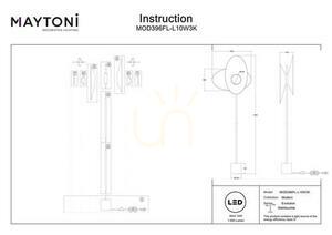 EVOLUTION állólámpa MOD396FL-L10W3K Maytoni small 10