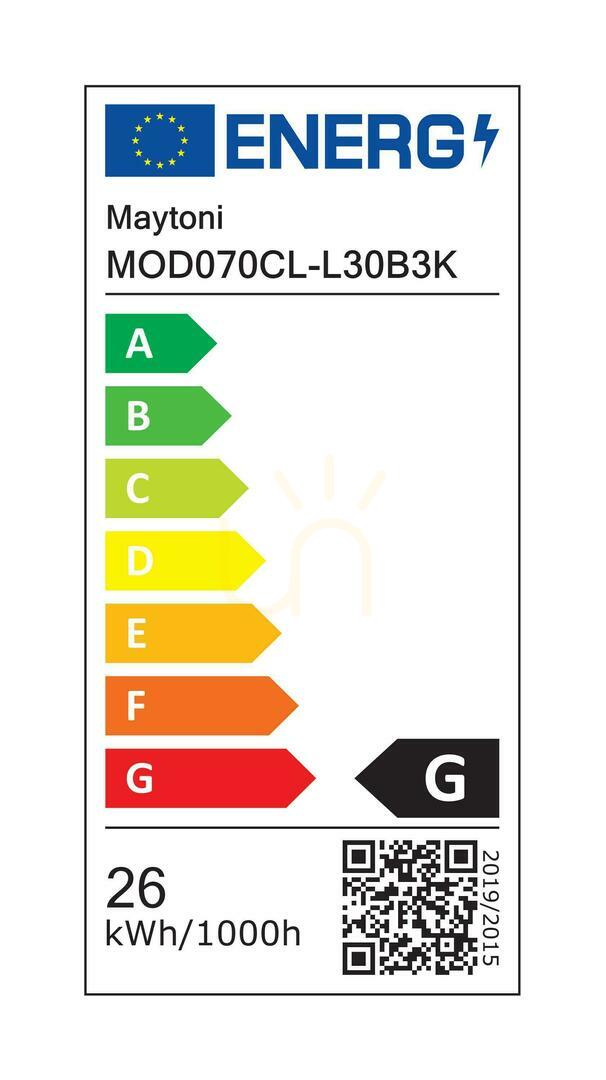 Kijelző Plafond FAD MOD070CL-L30B3K Maytoni Plafond FAD MOD070CL-L30B3K Maytoni