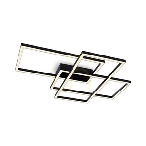 Maytoni Rida MOD016CL-L80BK fekete LED mennyezeti lámpa 78 W 2872/2876 lm CCT 3000/4000 K 78 cm small 1