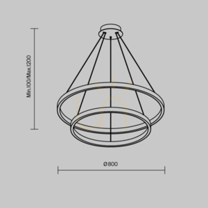 RIM függesztett lámpa MOD058PL-L74BSK Maytoni small 6