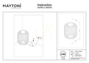 Maytoni Wisp kültéri állólámpa grafit LED IP54 65 cm O478FL-L18GF3K. small 7
