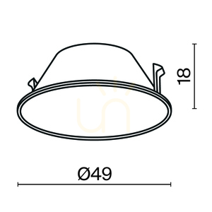 Maytoni Wise dekoratív fényvisszaverő keret Ring057-7-MG matt arany Ø49 mm 5 Maytoni Wise dekoratív fényvisszaverő keret Ring057-7-MG matt arany Ø49 mm small 5