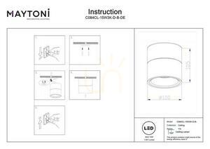 Plafond YIN C084CL-15W3K-D-B-DE Maytoni 7 Plafond YIN C084CL-15W3K-D-B-DE Maytoni small 7