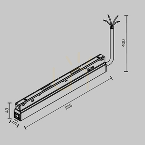 TÁMOGATÁS EXILITY TRA034DR-100W-DD-W-DE IP54 Maytoni busz tápegység. small 5