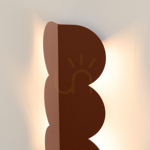Fali lámpa BISCUIT mocca small 3
