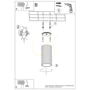 IVAR barack LED plafond 4000K small 2