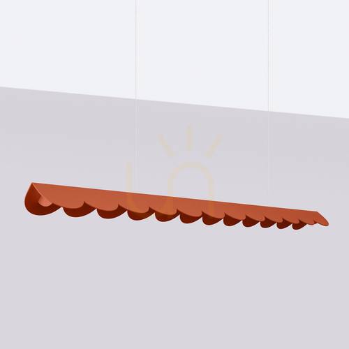 Jelölje be Függőlámpa Thoro Biscuit tégla LED 16W 4000K alumínium 131 cm
