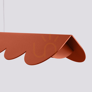 Függőlámpa Thoro Biscuit tégla LED 16W 4000K alumínium 131 cm small 4