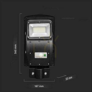 Utcai LED Solar V-TAC 6W fekete VT-ST63W 6000K 800lm. 6 Utcai LED Solar V-TAC 6W fekete VT-ST63W 6000K 800lm. small 6