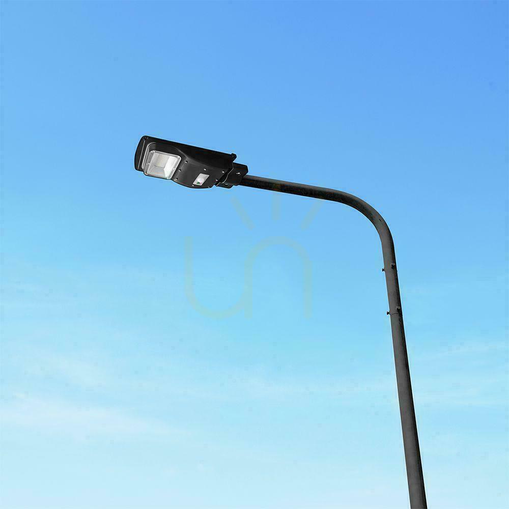 Kijelző Utcai LED Solar V-TAC 6W fekete VT-ST63W 6000K 800lm. Utcai LED Solar V-TAC 6W fekete VT-ST63W 6000K 800lm.