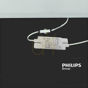 LED panel V-TAC 40W 600x600 LED háttérvilágítás 33mm 120Lm/W tápegység PHILIPS VT-61040 6500K 4800lm 5 év garancia 5 év garancia small 4