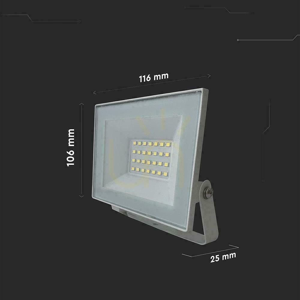 Kijelző V-TAC 20W LED SMD projektor 6500K fehér VT-44022 6500K 1510lm. V-TAC 20W LED SMD projektor 6500K fehér VT-44022 6500K 1510lm.