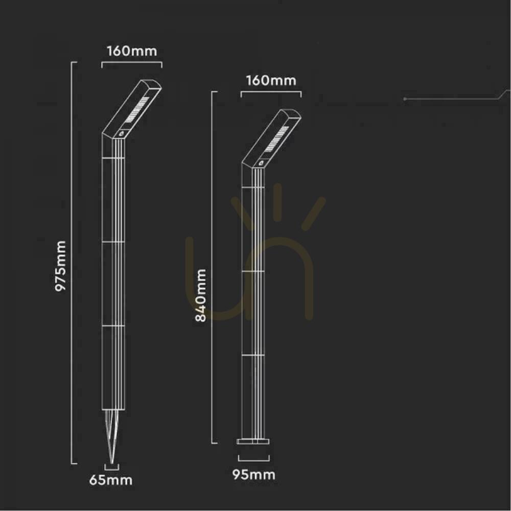 Előadás V-TAC Solar LED kerti pólus 1.7W 2in1 Base + Pin Drive 85cm VT-10185 3000K-4000K-6500K 80lm 3 év garancia 3 év garancia V-TAC Solar LED kerti pólus 1.7W 2in1 Base + Pin Drive 85cm VT-10185 3000K-4000K-6500K 80lm 3 év garancia 3 év garancia