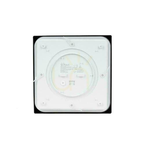 Jelölje be Plafond V-TAC 30W LED négyzet IP44 42x42cm Fekete VT-8630B-SQ 3000K 3000lm