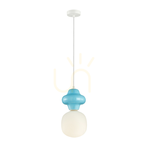 Jelölje be Italux Latera kék E14 LED függőlámpa PND-94331-1L-BLU