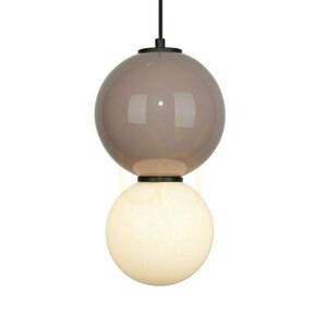 Italux Pieve LED függőlámpa 6W 3000K barna-fehér Ø18 cm PND-95221-1M-BR small 1