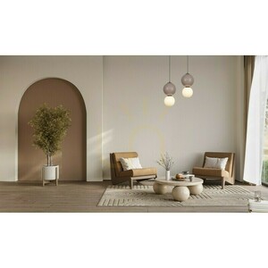 Italux Pieve LED függőlámpa 6W 3000K barna-fehér Ø18 cm PND-95221-1M-BR small 2