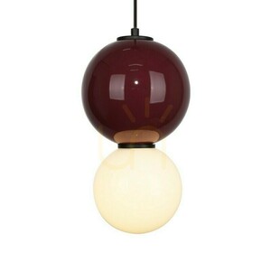 Italux Pieve LED függőlámpa bordó 18 cm PND-95221-1M-PRP small 3