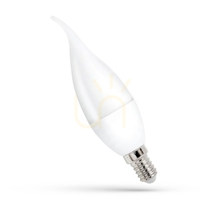 Led gyertya Deco E14 230 V 8 W Ww spektrum small 0