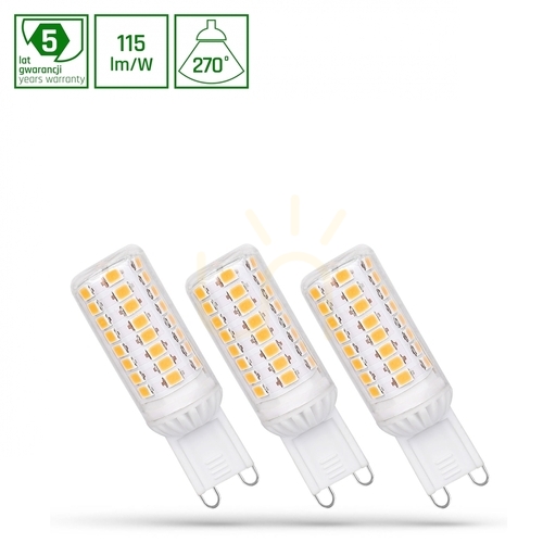 Jelölje be Led G9 230 V 4 W Cw Dimmable Smd 5 év prémium spektrum 3 csomag
