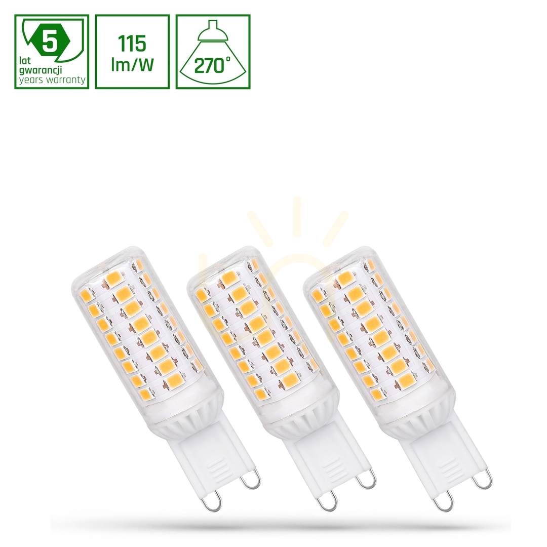 Jelölje be Led G9 230 V 4 W Cw Dimmable Smd 5 év prémium spektrum 3 csomag Led G9 230 V 4 W Cw Dimmable Smd 5 év prémium spektrum 3 csomag