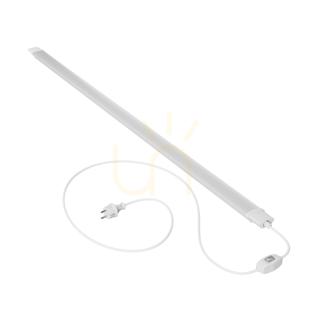 Kilátás Limea Plug 1500mm 45 W Nw 230 V 120 St Ip65 1500x59x34mm 3 év garancia. On/Off kábel 2m + dugó Limea Plug 1500mm 45 W Nw 230 V 120 St Ip65 1500x59x34mm 3 év garancia. On/Off kábel 2m + dugó