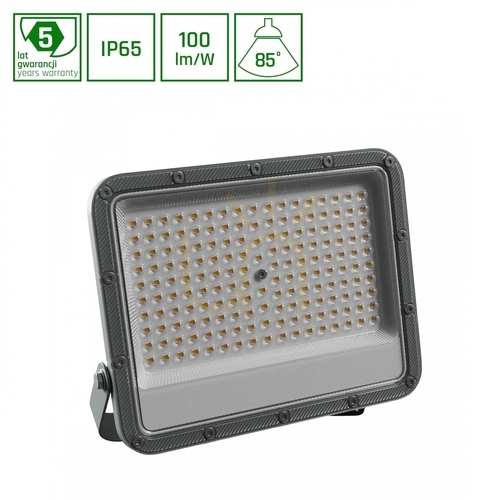 Jelölje be Noctis Max 2 reflektor 100 W Nw 230 V 85 St Ip65 264 X218 X35 Mm szürke 5 év garancia