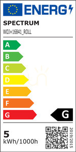 Led öv Cob 24 V 480 Led 10 W / M 780lm / M Nw 8mm Ip20 5 év 5m tekercs 5m Roll small 3