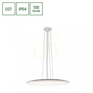 Nymphea Flat Duo 48 W Cct 230 V 120 St Ip54 Fi500 X26 Mm fehér kerek. small 0