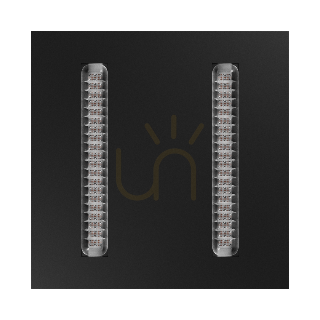 Kilátás Algine Doppio Panel 40 W Nw 230 V 80 St Ip20 600 X600 X35 fekete 5 év 5 év Algine Doppio Panel 40 W Nw 230 V 80 St Ip20 600 X600 X35 fekete 5 év 5 év