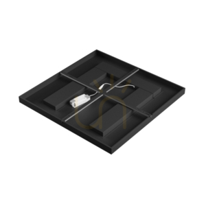 Algine Doppio Panel 40 W Nw 230 V 80 St Ip20 600 X600 X35 fekete 5 év 5 év 2 Algine Doppio Panel 40 W Nw 230 V 80 St Ip20 600 X600 X35 fekete 5 év 5 év small 2