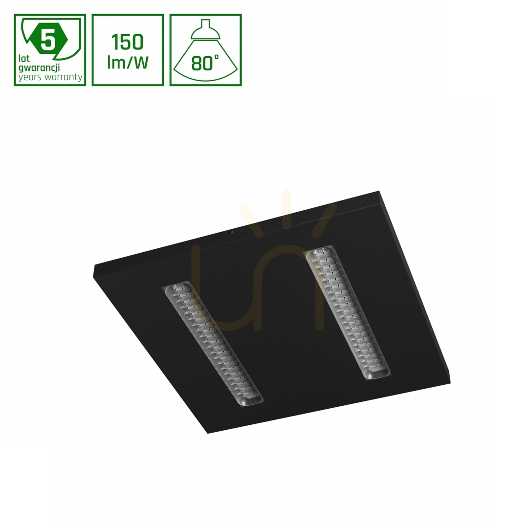 Jelölje be Algine Doppio Panel 40 W Nw 230 V 80 St Ip20 600 X600 X35 fekete 5 év 5 év Algine Doppio Panel 40 W Nw 230 V 80 St Ip20 600 X600 X35 fekete 5 év 5 év
