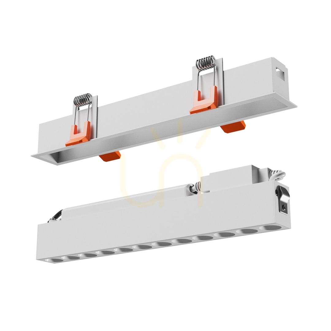 Kilátás Grid S beépíthető 12 W Cct 230 V 40st Ip20 230x34x61mm fehér 5 év Gw. Spektrum Grid S beépíthető 12 W Cct 230 V 40st Ip20 230x34x61mm fehér 5 év Gw. Spektrum
